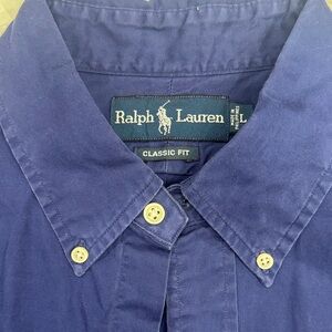 Ralph Lauren Deep Blue Button-Down Shirt